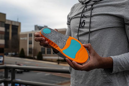 3810 Ultra Arch Support – Foam Cushion Insoles for Men & Women w/Metatarsal Pad, Plantar Fasciitis Relief, Morton's Neuroma Metatarsalgia Orthotics, Heavy Impact Shoe Insert (M 7, W 9)