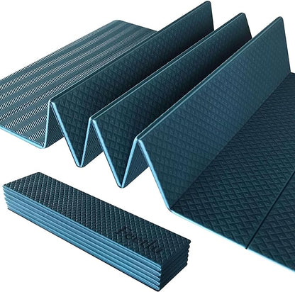 Foldable Yoga Exercise Mat – Lightweight, Anti-Slip, and Easy to Store for Yoga, Pilates, Home Workouts, and Floor Exercises