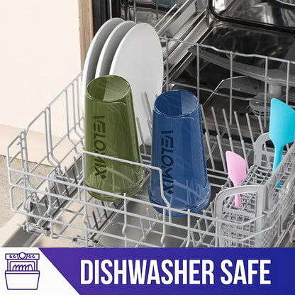 '-2 Pack- 28 oz Protein Shaker Bottles for Protein Mixes - 2x Wire Whisk | Leak Proof Shaker Cups for Protein Shakes | Pre Workout Shaker Bottle | Shakers for Protein Shakes-Green&Blue