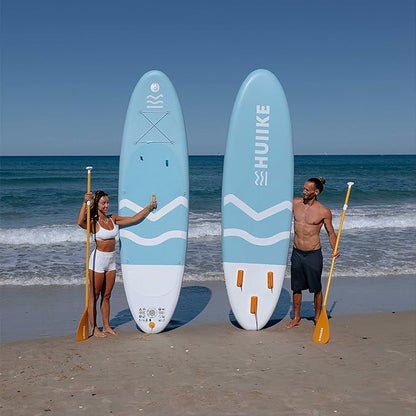 Inflatable Paddle Board for Adults with Accessories Included, Oar, Fins, Pump. Stand Up Paddleboard Great Stability and Resistance. 10’ x 33" x 5.9", Maximum Load 286 lb