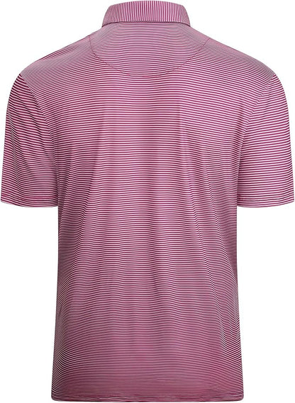 Esabel.C Jacquard Golf Shirts for Men Moisture Wicking Short Sleeve Performance Dry Fit Active Mens Polo Shirts