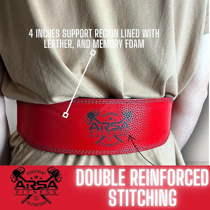 Leather Weightlifting Belt for Powerlifting
