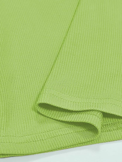 iGENJUN Workout Tops for Women Racerback Basic Tank Summer 2025 Camisole V Neck Slim Fit Ribbed Sleeveless