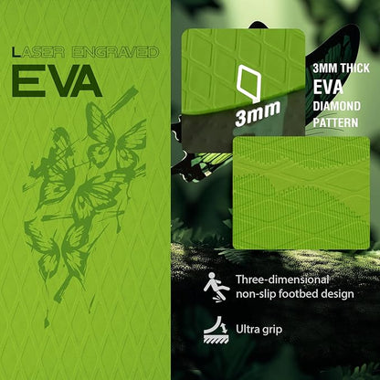 10’6/11’6 Inflatable Stand Up Paddle Board with Premium Paddleboards Accessories, Wide Stable Designed SUP Paddleboard for Adults & Youth.