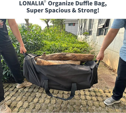 48 Inch Duffle Bag for Travel Camping - 165L Extra Large Heavy Duty Duffel Bag, Sport Equipment Storage Bag with 2 Sides Handles-Black