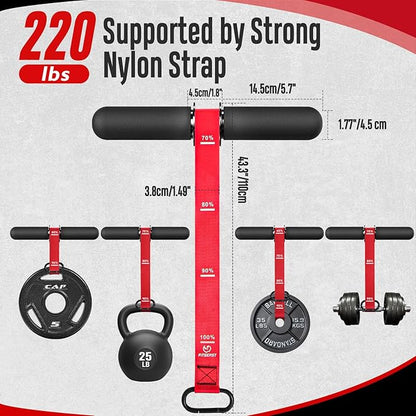 FitBeast Forearm Strengthener & Forearm Exerciser, Wrist Roller with Thicker Handle, Forearm Strength Trainer with Adjustable Strap - Ideal for Grip Strength, Muscle Building, Rehabilitation