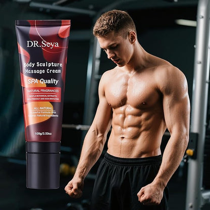 Hot Sweat Cream for Women & Men – Caffeine Hot Sweat Workout Enhancer with Massage Head, Hot Cream for Stomach Belly Fat Burner & Cellulite Cream for Thighs, Arms, Waist Trainer Workouts