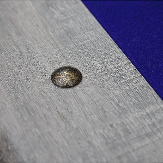 Hathaway Logan 7-ft Pool Table Combo Set with Benches - Rustic Gray with Blue Felt, Barnwood