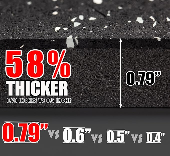 0.79" 12PCS 48 SQ FT Eva Foam&Rubber Exercise