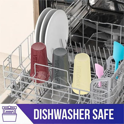 '-4 PACK- 28 oz Protein Shaker Bottle for Protein Mixes - 4x Wire Whisk | Leak Proof Shaker Cups for Protein Shakes | Protein Shaker Bottle Pack | Protein Shake Cup (Burgundy Pack)