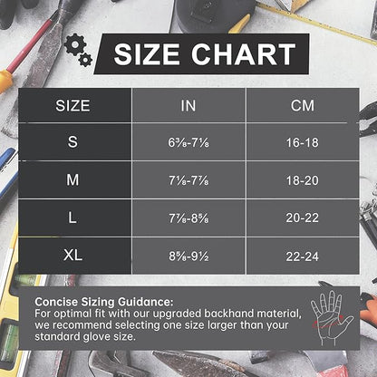 HANDLANDY Tactical Fingerless Impact Gloves for Men, Padded Grip Half Finger Work Gloves, Utility Trucker Driver Gloves (Army Green, Small (Pack of 1))