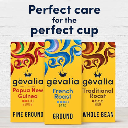 Gevalia French Roast Dark 100% Arabica Ground Coffee (12 oz Bag)