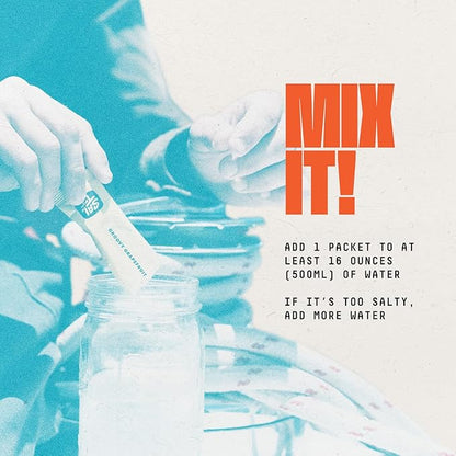 Keto Chow SALTT Electrolytes Powder Packets, Groovy Grapefruit (30 Hydration Packets) - Magnesium, Potassium, Sodium, Trace Minerals - Vegan, Sugar & Gluten Free - Travel Essentials - Made in USA