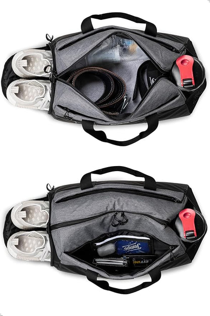 Fitgriff® Gym Bag V2 for Men and Women with Shoe & Wet Compartment - Duffle Bag for Travel, Sports, Fitness and Workout