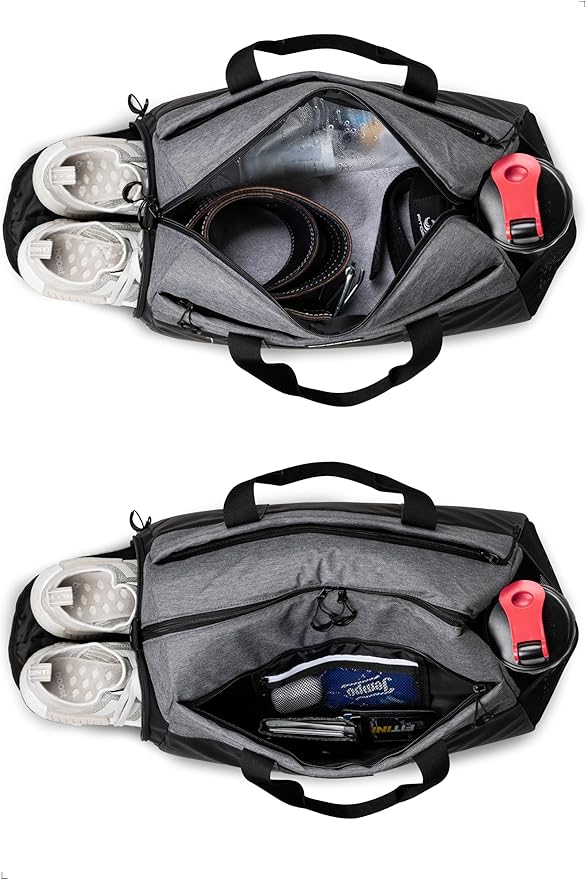 Fitgriff® Gym Bag V2 for Men and Women with Shoe & Wet Compartment - Duffle Bag for Travel, Sports, Fitness and Workout