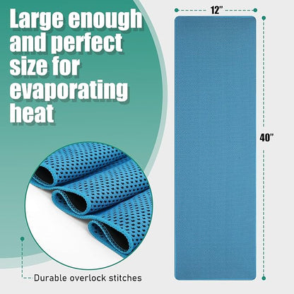 Cooling Towels Pack of 30, 40"*12" Neck Cool Towel Bulk, Cold Towels for Neck and Face, Cooling Rags Sports Towel for Hot Weather, Running, Soccer, Yoga, Gym, Golf