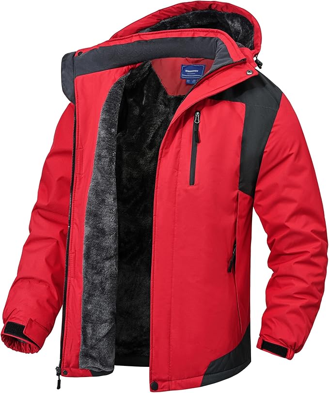 Rapoo Men's Winter Ski Snow Jacket Mountain Waterproof Windproof Rain Jacket
