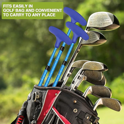 Golf Putter - Golf Putters for Men Right Handed Golfers or Left Handed Golf Putter for Kids and Womens Mini Golf Clubs Set - Two-Way Adjustable Length putters with 5 Golf Practice Ball