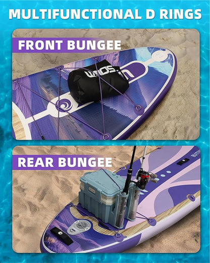 Inflatable Paddle Boards 11'x33'', Stand Up SUP Paddle Board Inflatable for Adults Youth, Extre Wide & Non-Slip Sup of All Skill Levels