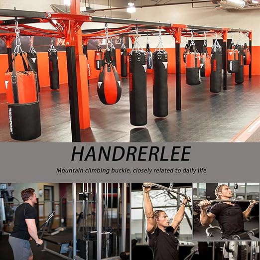 40 PCS 2'' Spring Snap Hook Carabiner, M5 3/16 Inch Galvanized Silver Steel Small Carabiner Clip, 220LBS Holding Capacity Quick Link Clip Keychain for Hammock Dog Leash & Camping Gym