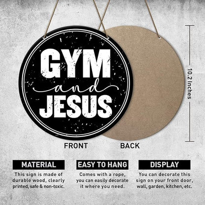 Gym Sign Decor, Home Gym Sign, Workout Room Fitness Room Decor Gym Sign Decoration, Gym Gift for Trainer Exercise Lover, Gym And Gym