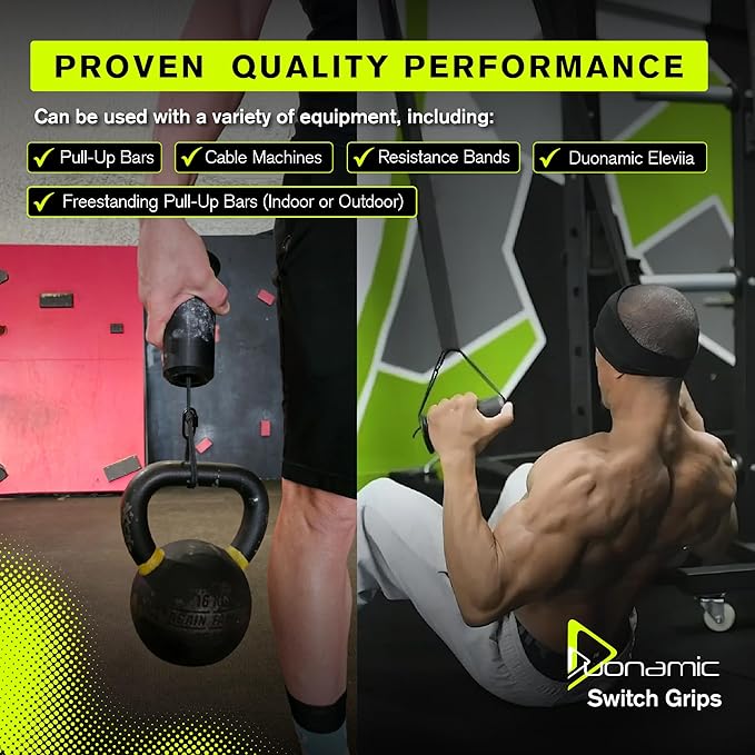 Duonamic Eleviia: Portable Doorway Pull-Up Bar – Lightweight, Travel-Ready, 250 lb Capacity