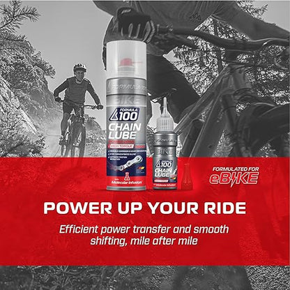 eBike Chain Lube – Lubricant for Electric Bikes – Durable Corrosion & Wear Protection, Friction Reduction, Race Day Blend – 300ml Aerosol (10.14 oz)