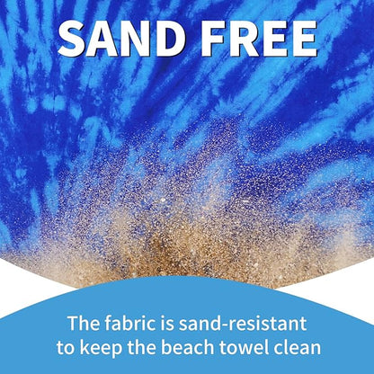 2 Pack Lightweight Thin Beach Towel Oversized 71"x32"