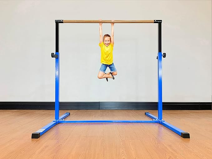 4FT/5FT Gymnastic Bar Set Gymnastics Horizontal Bar Gymnastics Kip Bar for Kids Home Use