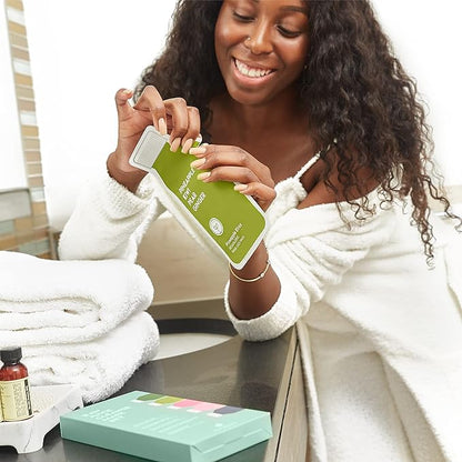 ESW Beauty Pineapple Bliss - Revitalizing Raw Juice Face Mask (6-Pack) - Brightening with Pineapple, Kiwi, Ginger & Pear for Dull, Uneven Skin - Enhances Radiance & Smoothness