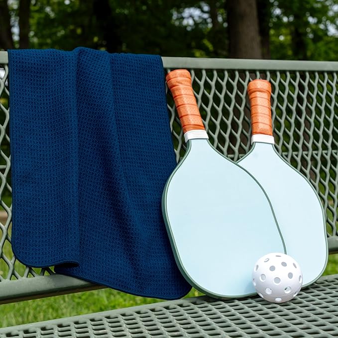 S&T INC. Microfiber Gym Towels, Yoga Towel for Home and Gym Bag, 16 Inch x 27 Inch, 6 Pack