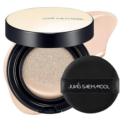 JUNG SAEM MOOL Essential Skin Nuder Cushion 17C Fair Pink 0.49 Fl Oz, No Refill, Natural Radiant Finish Cushion Foundation with Buildable Coverage, Lightweight Texture, Korean Foundation Makeup
