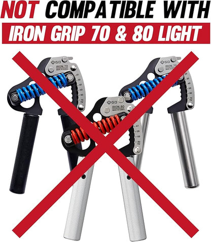 GD Pinch Grip for GD IRON GRIP EXT model, Finger Strengthener Hand Grip Exerciser Strengthener Premium Adjustable Hand Gripper for Climber