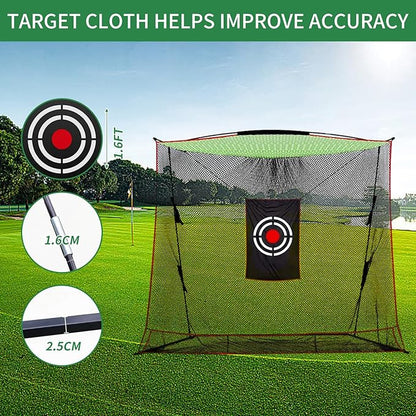 Golf Net for Backyard Drivin Heavy Duty Golf Hitting Practice Net Large Outdoor Indoor for Use10x8FT