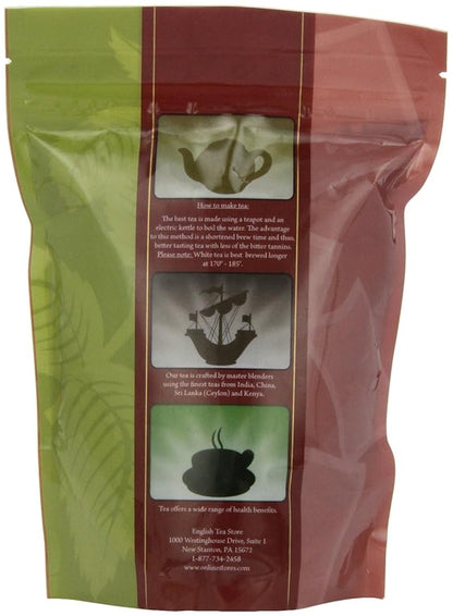 English Tea Store Young Pu-erh Tea | Loose Leaf Aged Chinese Pouches - 4oz | Earthy and Full-Bodied Fermented & Traditional Sun Withered and Stone Pressed | Smooth Complex Cup