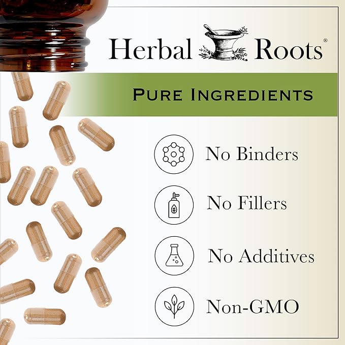 Herbal Roots Certified Organic Skin Health Trio, Apple Cider Vinegar, Fruiting Body Mushroom Blend, Black Elderberry,