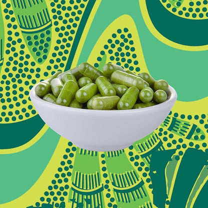 Kuli Kuli Organic Moringa Capsules [60 Count] - Premium Moringa Leaf Powder Capsules - Nutrient-Dense Superfood for Energy, Vitality, and Wellness