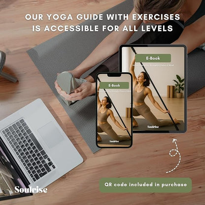 Yoga Stick for Mobility Exercise, Stretching, Pilates, Physical therapy, Fitness and other Workout - Adjustable 5 ft Pole will fix Posture, Stretch, Balance and Flexibility Training - Incl free E-book