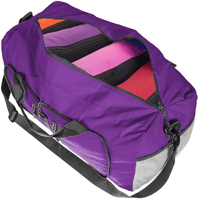 G4Free 40L/65L Foldable Duffel Bag, Water-Repellent Travel Backpack, Lightweight Carry Bag for Overnight Weekender Sports Men Women