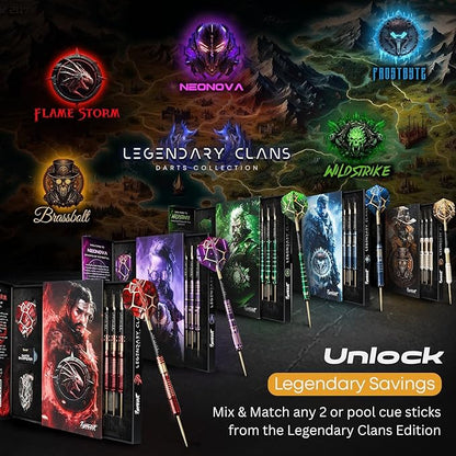 IgnatGames Premium Steel Tip Darts – 3/6/12 Pack Brass Barrels with Aluminum Shafts, 16 GlideXPro Flight Set, Tool Kit & Giftable Case