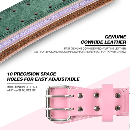 Leather Weight Lifting Belt 4 Inch