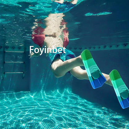 Kids Swim Fins,Short Kids Fins Youth Swimming Flippers for Lap Swimming Training for Children Girls Boys Beginners