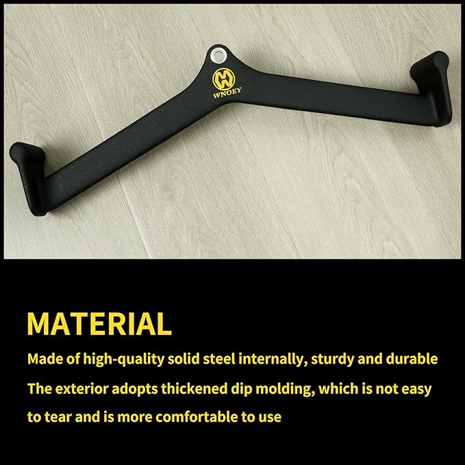 LAT Pulldown Attachment,Back Tricep Bar Strength Training,Handle Grips Lat Pull Down Bar Press Down Exercises,Cable Machine Accessories, Cable Back Attachments for Home Gym