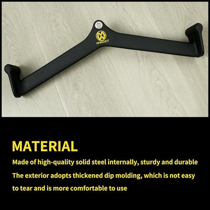 LAT Pulldown Attachment,Back Tricep Bar Strength Training,Handle Grips Lat Pull Down Bar Press Down Exercises,Cable Machine Accessories, Cable Back Attachments for Home Gym