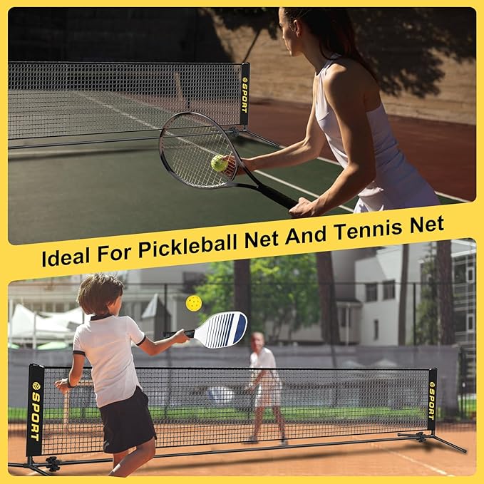 10 FT Mini Portable Tennis Net Equipment Set 2.7FT-5.1FT for