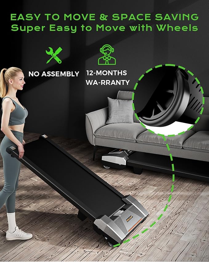 Walking Pad with Incline, BestGod Treadmills for Home 330lbs Capacity Walking Pad Treadmill Portable Under Desk Treadmill, 2.5HP Compact Treadmills Walk Pad with Remote Control