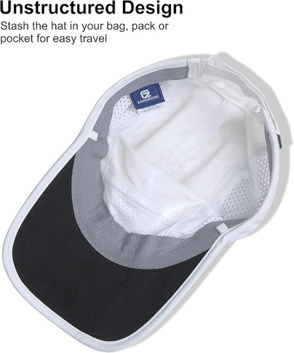 GADIEMKENSD Mens Folding Outdoor Hat Long Brim UPF 50+ Sun Protection