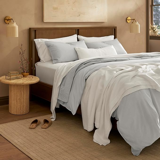 BOLL & BRANCH Dream Bed Blanket - Full/Queen, White - Luxury 100% Organic Cotton - Soft, Lightweight and Breathable - Cloud-Like Touch