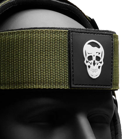 Gymreapers Neck Harness - Heavy Duty Stainless Steel Chain, Adjustable Neoprene Strap, Trainer for Strength & Pain Relief