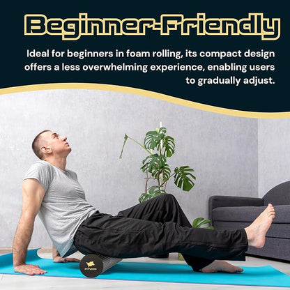 FitNation Foam Roller – High-Density Foam Muscle Roller – Textured Foam Rollers for Muscle Massage, Stretching, Pilates, Yoga
